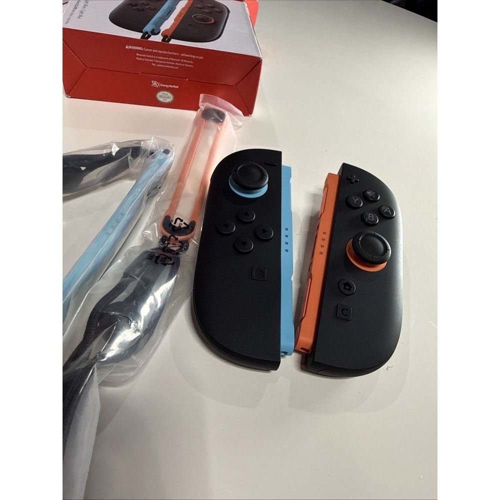 Nintendo Switch 2 Joy-Con 2 (L)/(R) Light Blue/Light Red Used With Slight Wear - Picture 7 of 11
